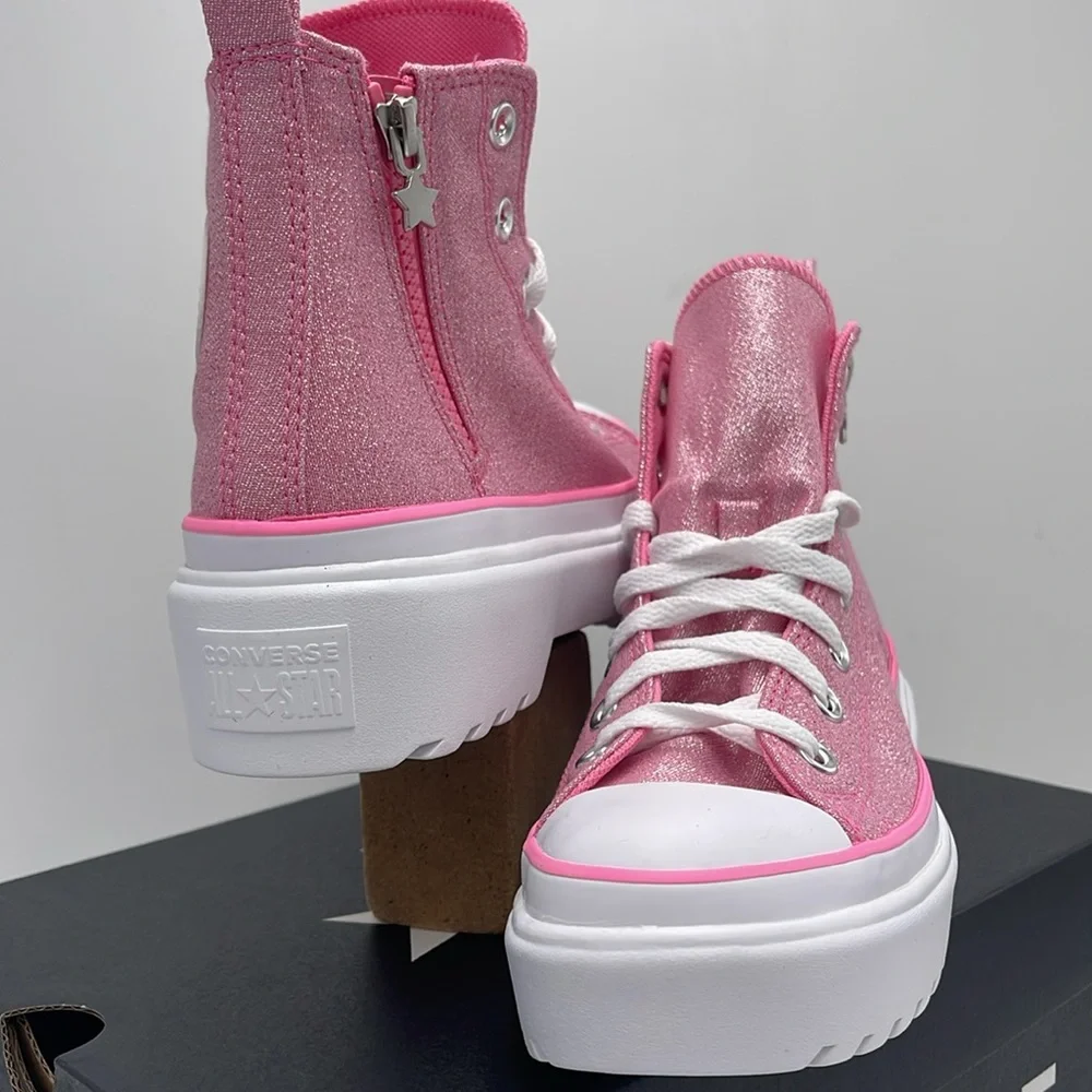 Converse WMNS A05230C
CTAS LUGGED LIFT HI OOPS PINK/WHITE/BLK Platform Sneakers - Picture 7 of 16